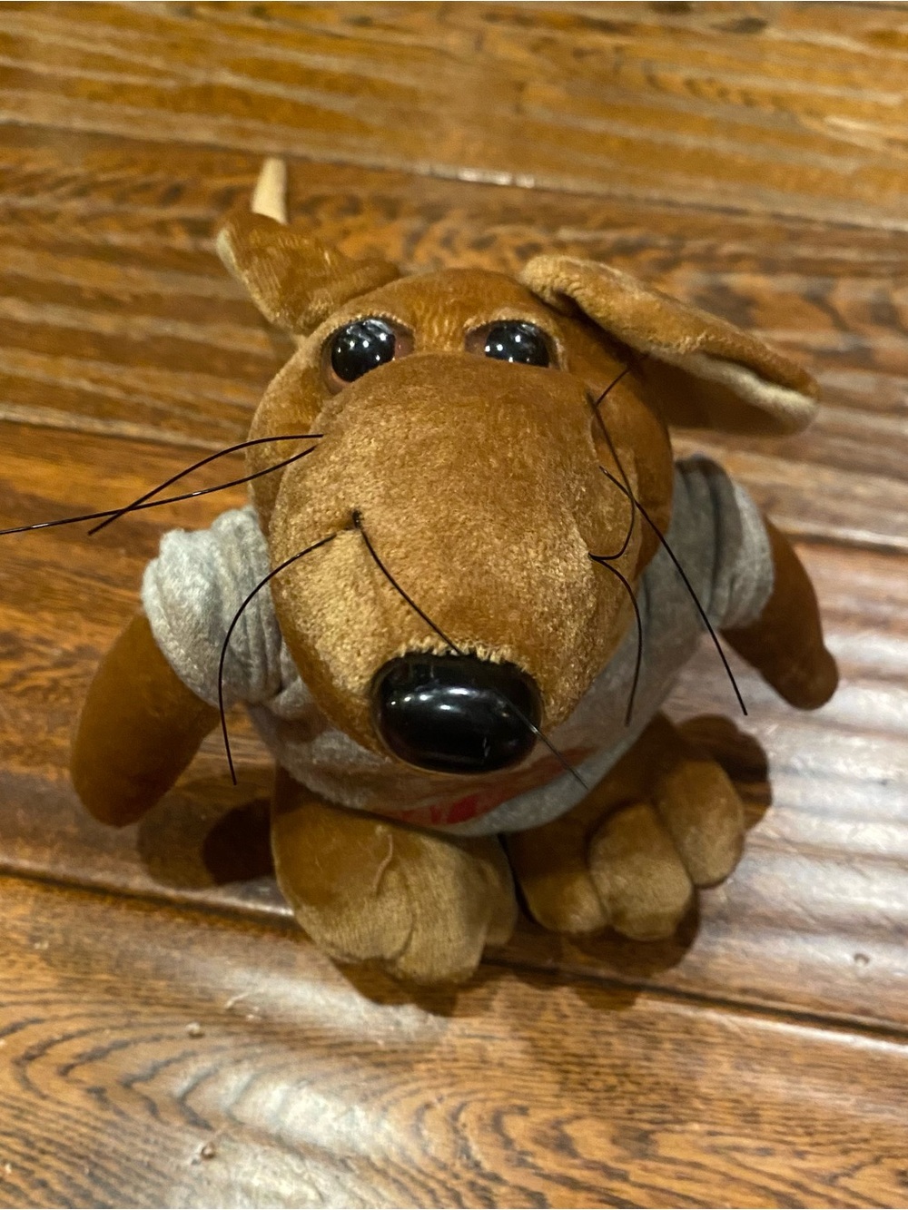 Vintage 1987 Toy Plush Stuffed Animal Mouse Rat Race